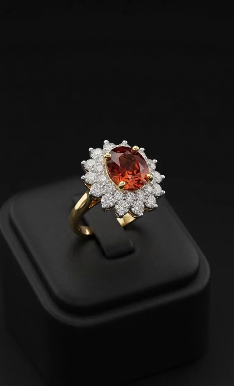 Spessartite en couronne